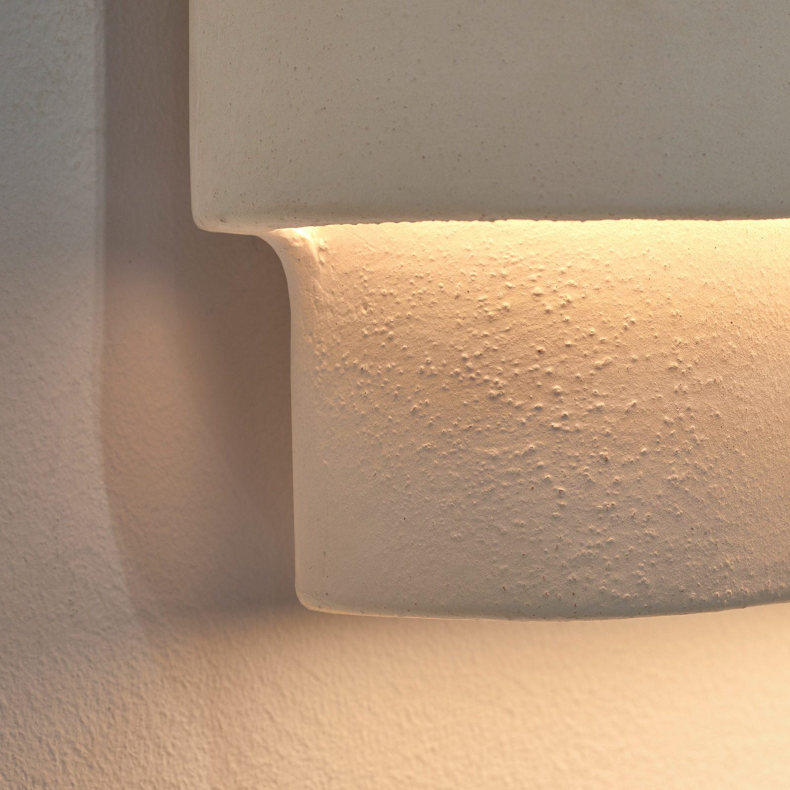 BEIGE LOUIS 02 væglampe, op/ned, stentøj, E14 – Serax