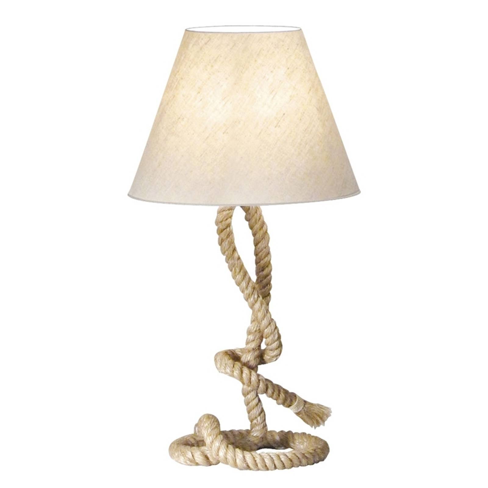Image of Lampe à poser VICTORIA abat-jour rond 38 cm 4250815504514