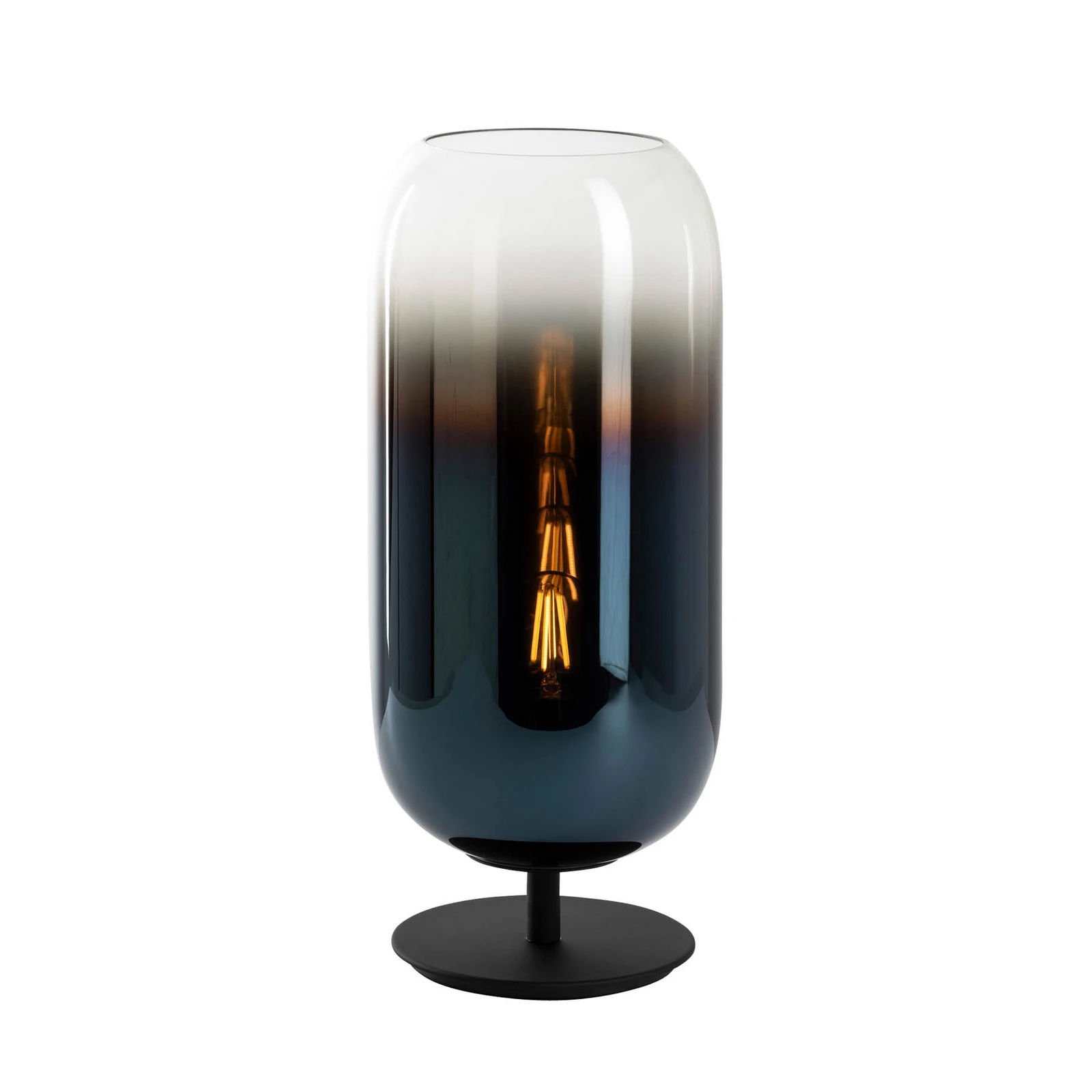 Stolná lampa Artemide Gople Mini, modrá/čierna