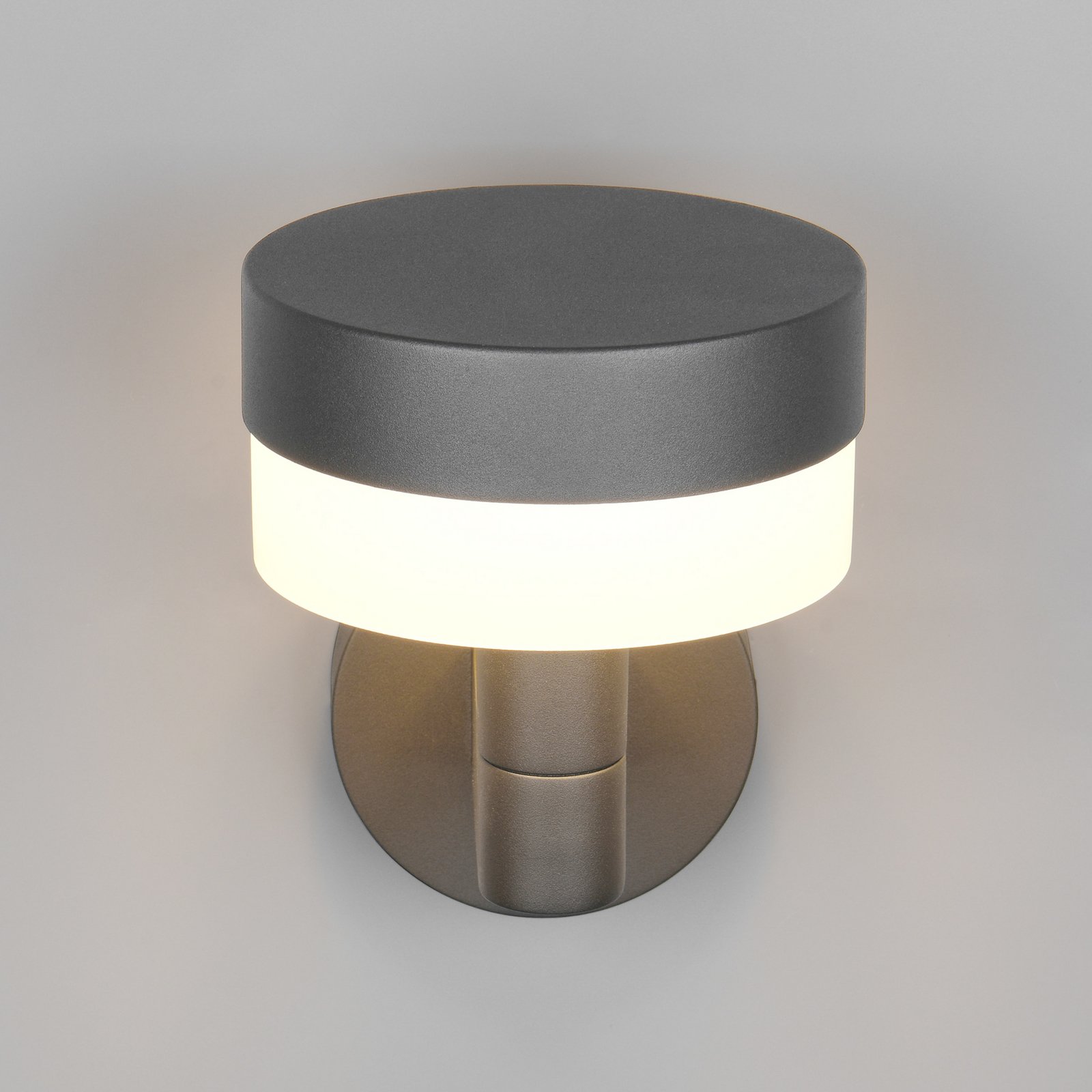 LED-Außenwandlampe Mackenzie Sensor anthrazit, Alu-Druckguss