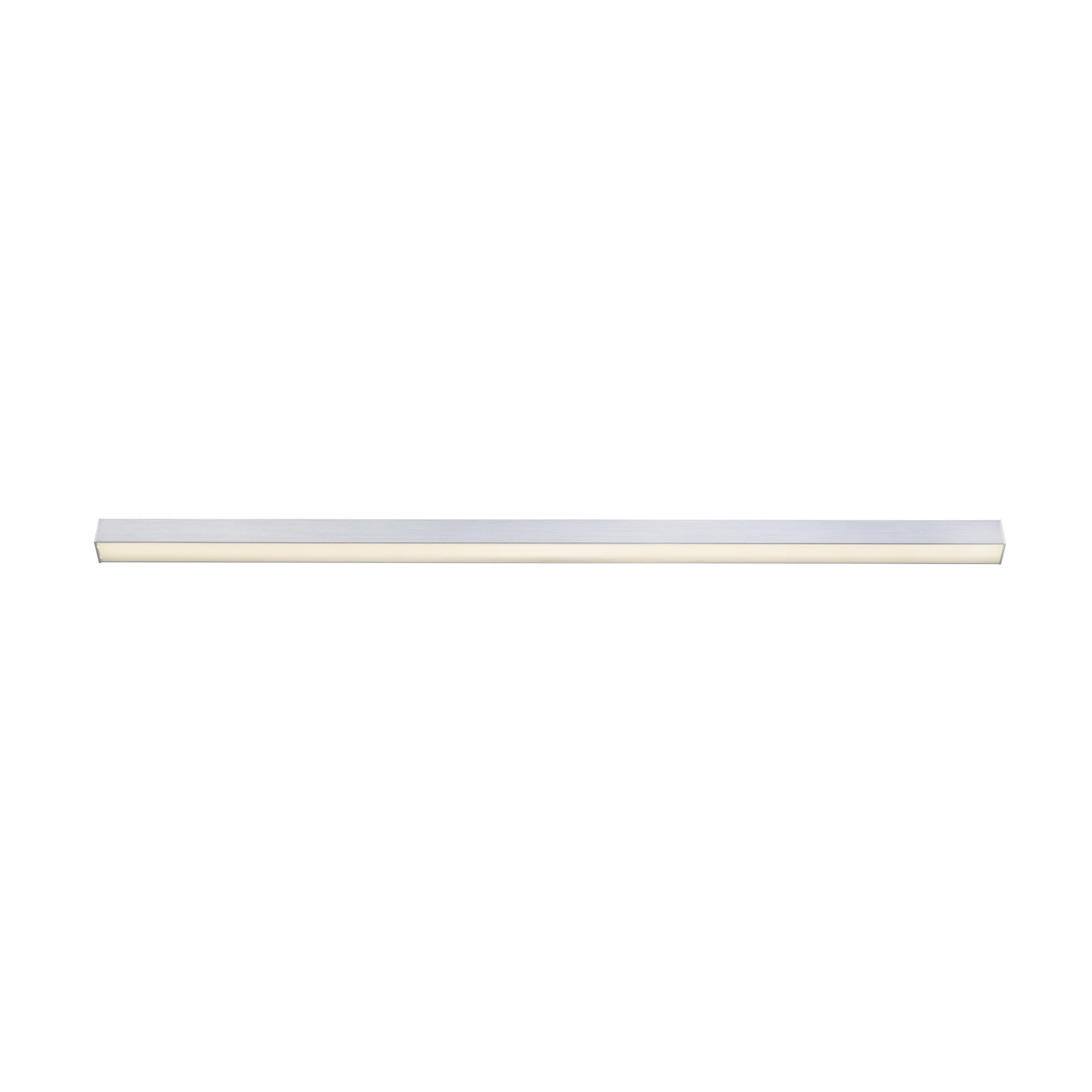 Plafoniera LED PURE Lines, 110 cm, argento, CCT, telecomando
