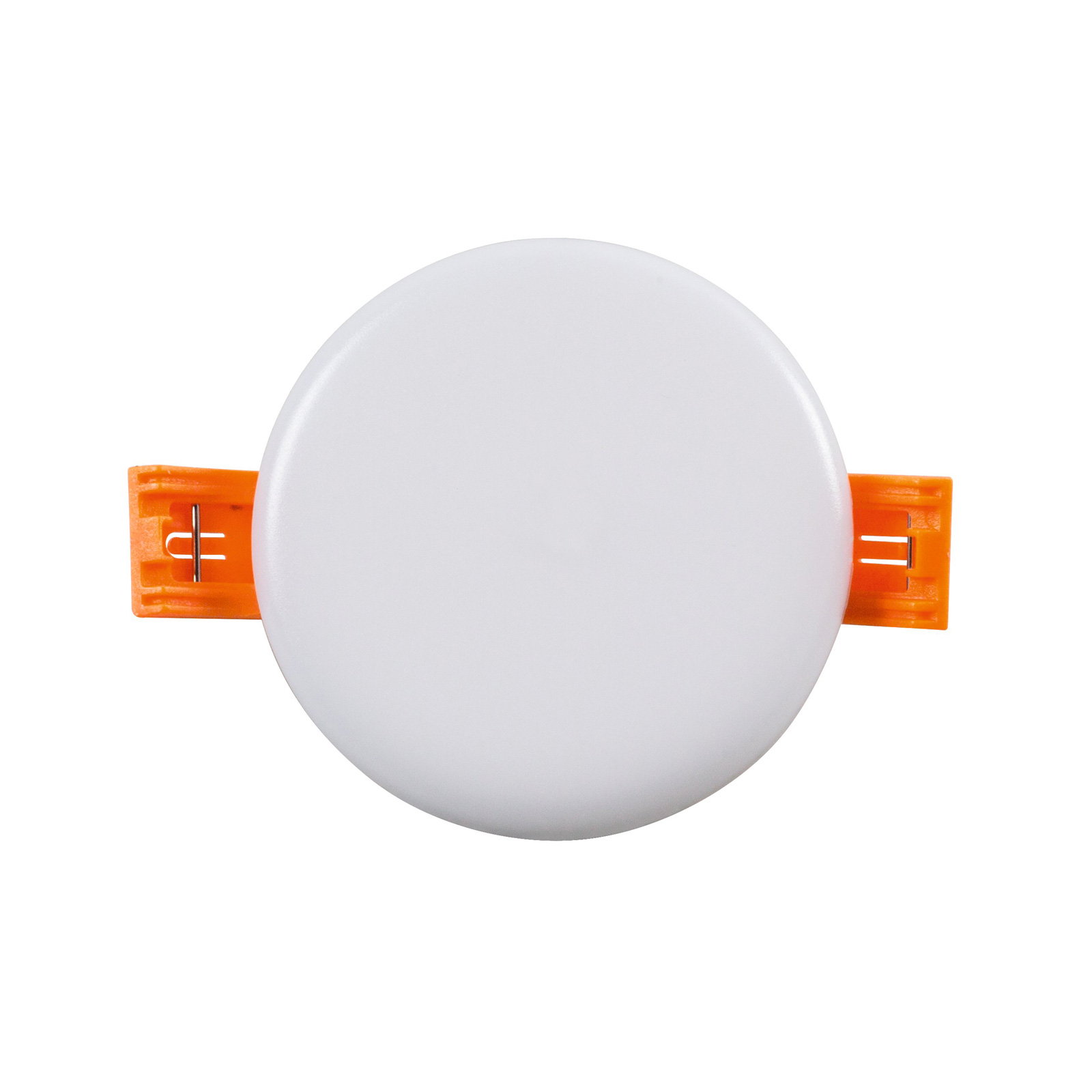 Heitronic Infinity LED panel Ø 7.5 cm dimmable round, for Workroom / Office, die-cast aluminium, plastic, 6 W, energy efficiency: A, H: 2 cm