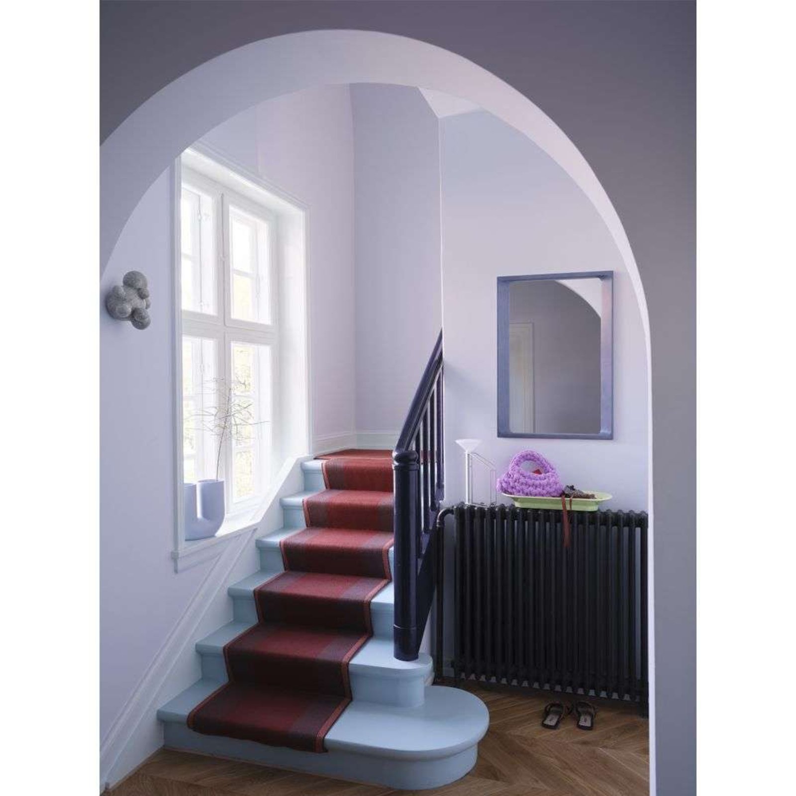 Arced Mirror 80x55 Light Lilac - Muuto