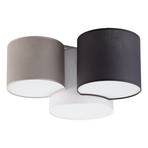 Mona Colour plafondlamp, 3-lamps wit/bruin/grijs