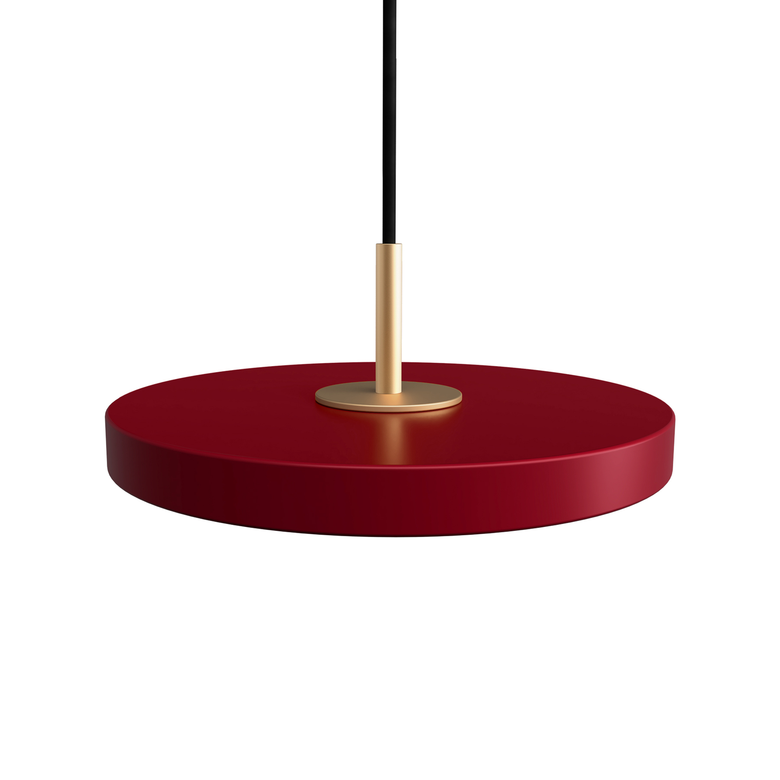 UMAGE Asteria micro hanging light brass/ruby red
