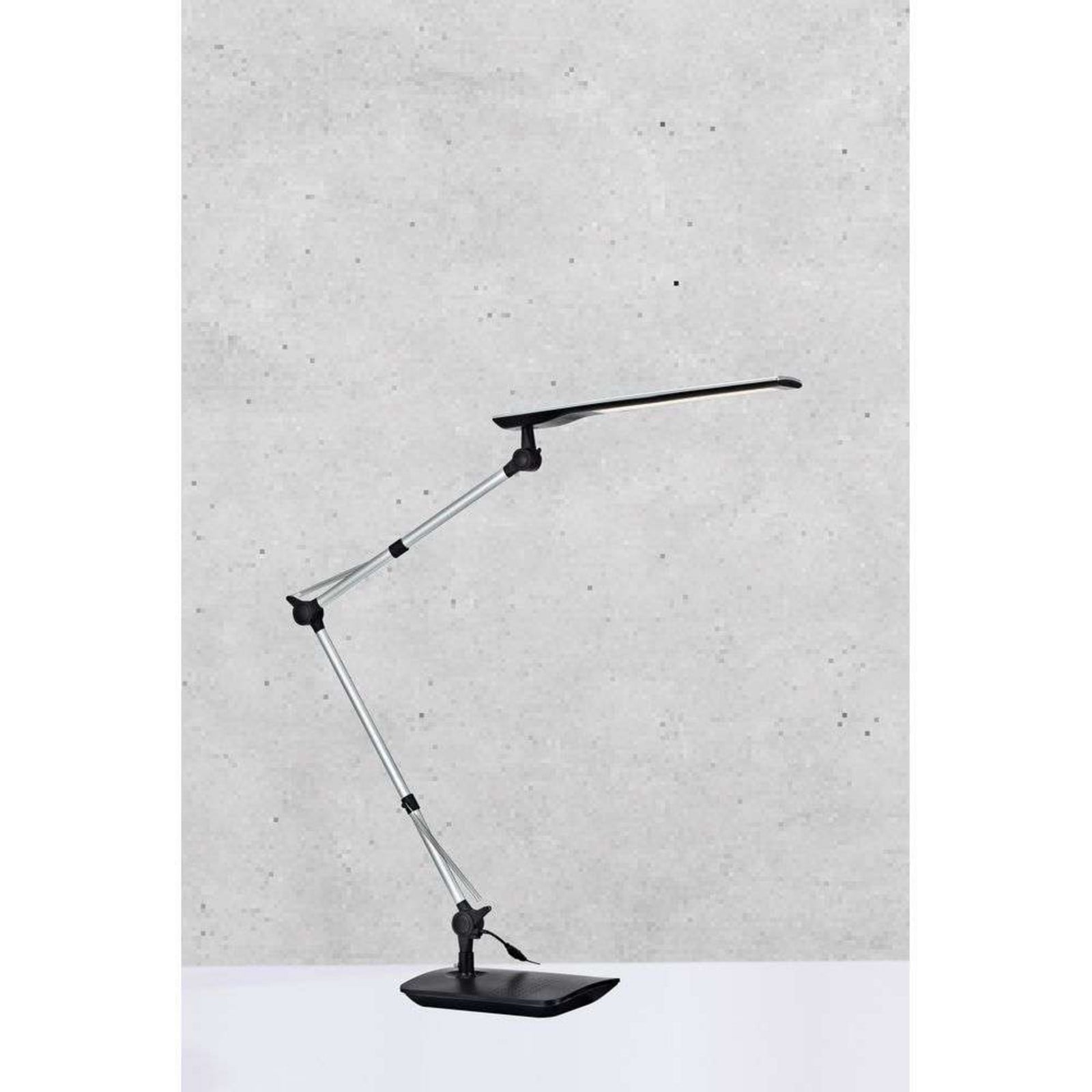 Study LED Bordslampa Silver Marksl&ouml;jd - Arbetsrum / hemkontor - Aluminium