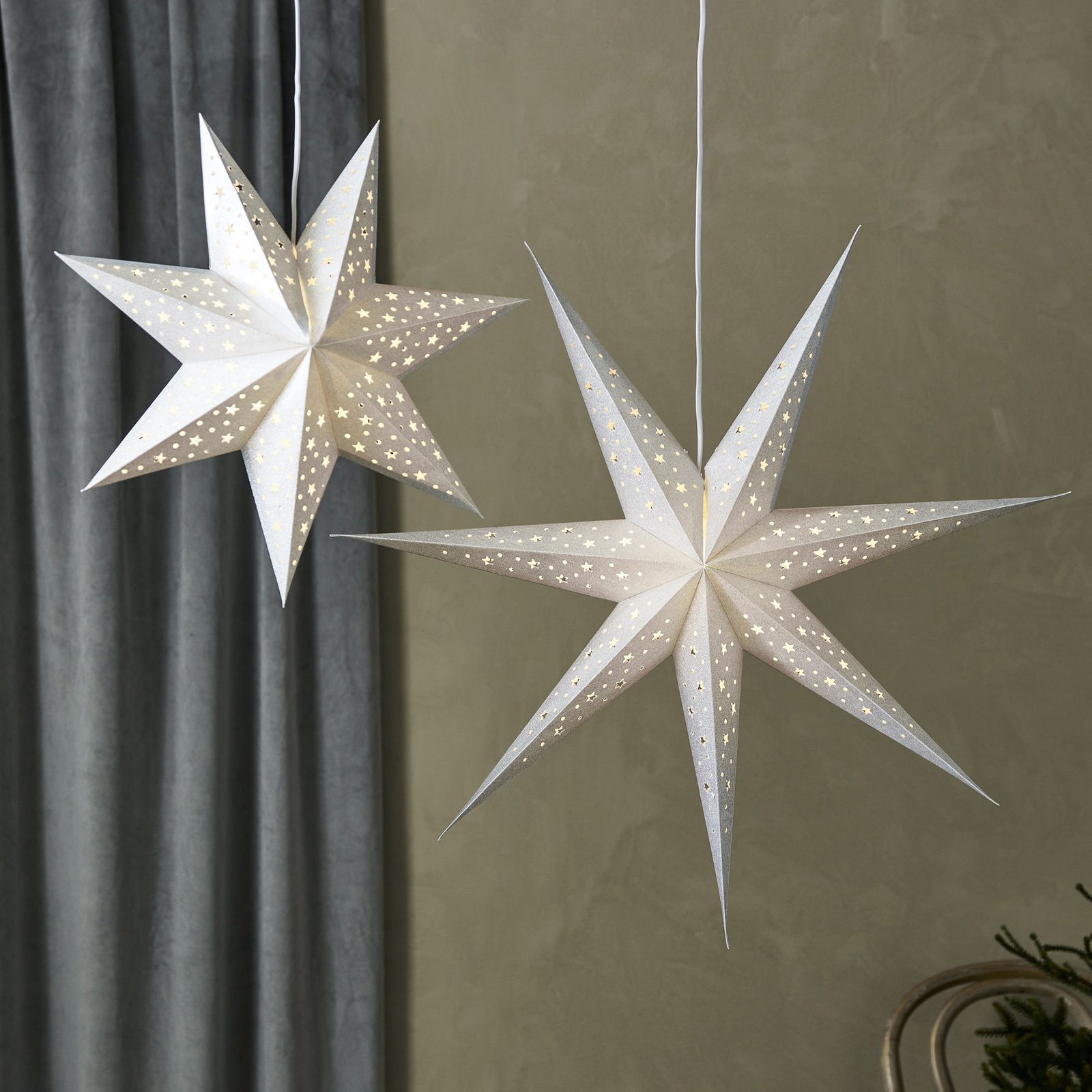 battery hanging star