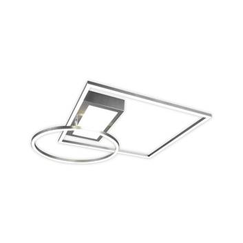 Lindby Geona LED-Deckenleuchte CCT dimmbar nickel