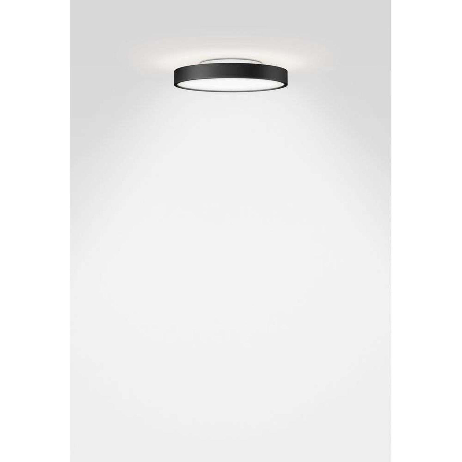 Slice² PI Plafonieră Ø225 Black - Serien Lighting