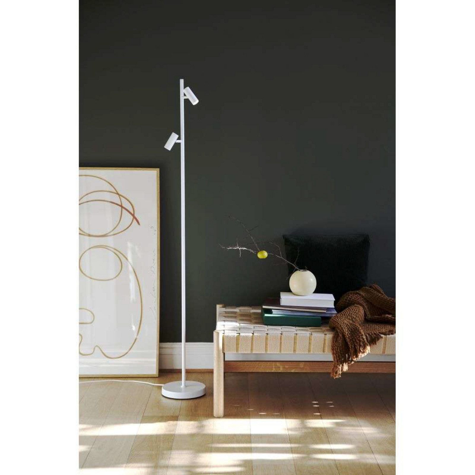 Omari LED Stehleuchte White Nordlux - Wohnzimmer - Metall