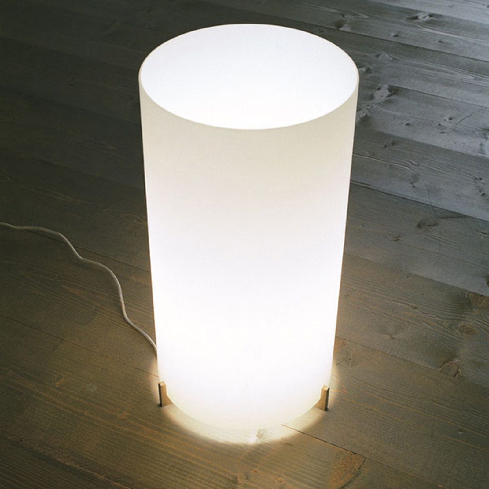 Prandina CPL T1 tafellamp chroom, glas opaal
