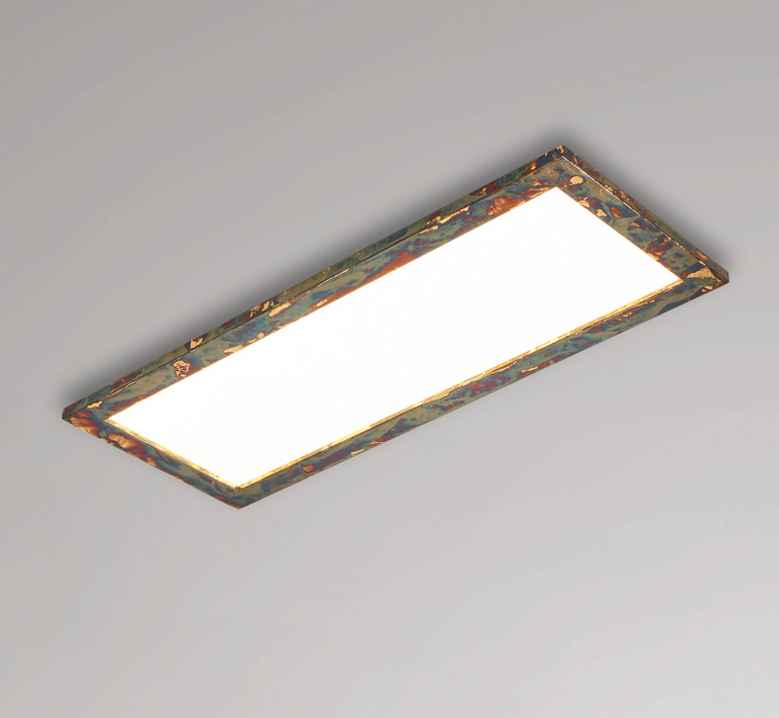 Quitani Panneau LED Aurinor doré 86 cm