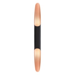 Applique a LED Apodis, nero/rosa, altezza 80 cm, metallo, dimmerabile