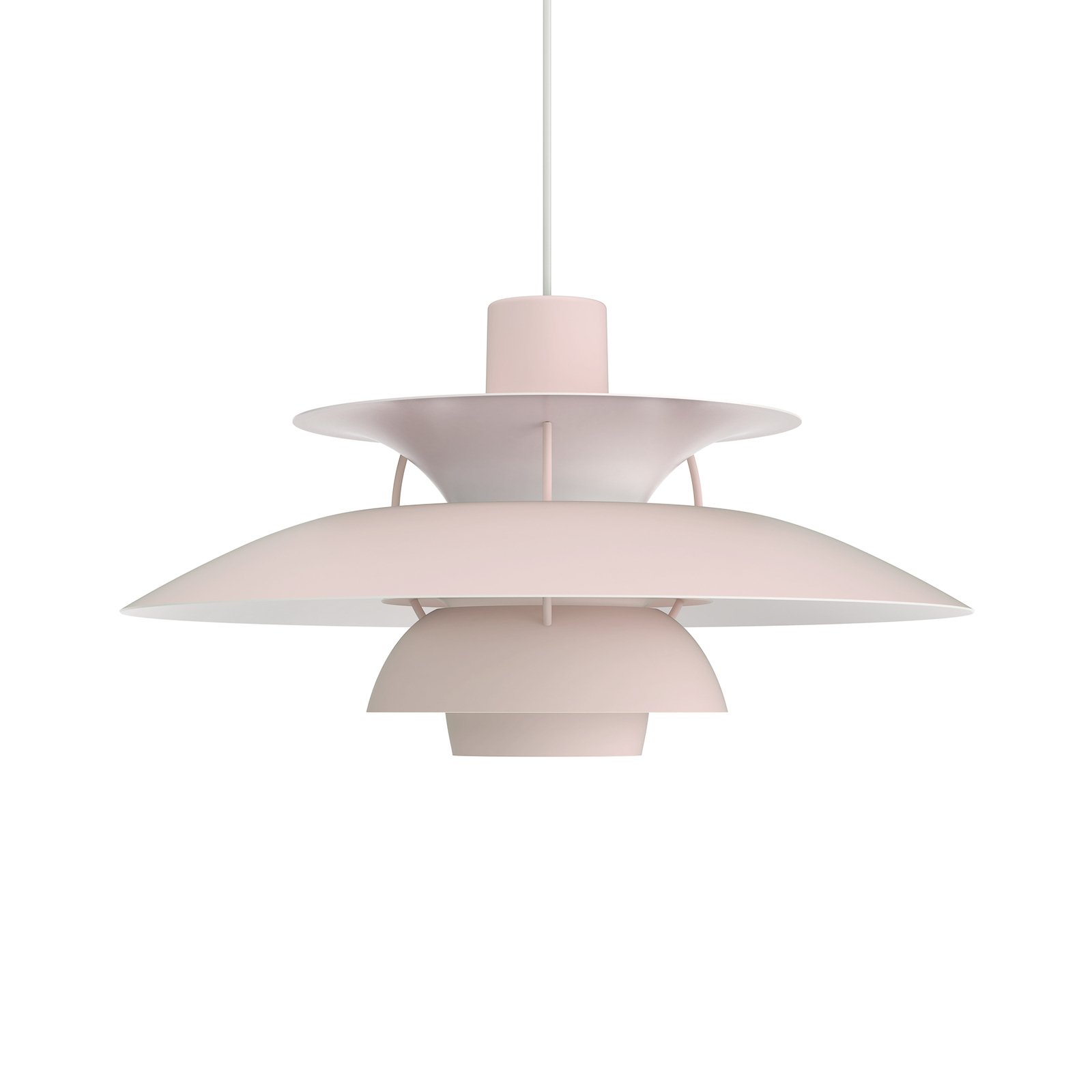 PH 5 Pendelleuchte Monochrome Pale Rose - Louis Poulsen