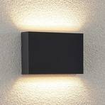 Lindby Jarte LED outdoor wall light, 20 cm up/down