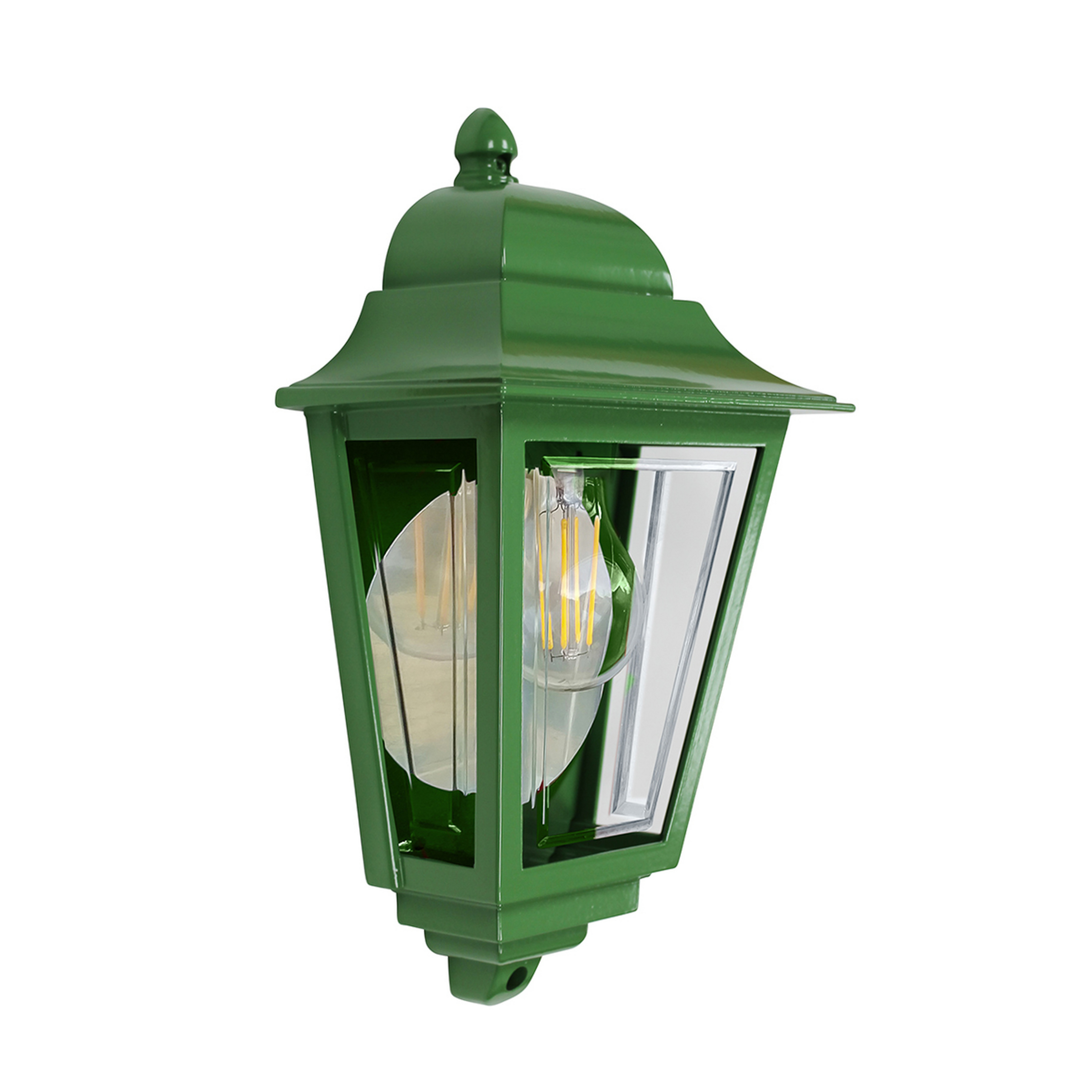 Deco Lane Außenwandlampe, grün, Aluminium, IP44 - Elstead