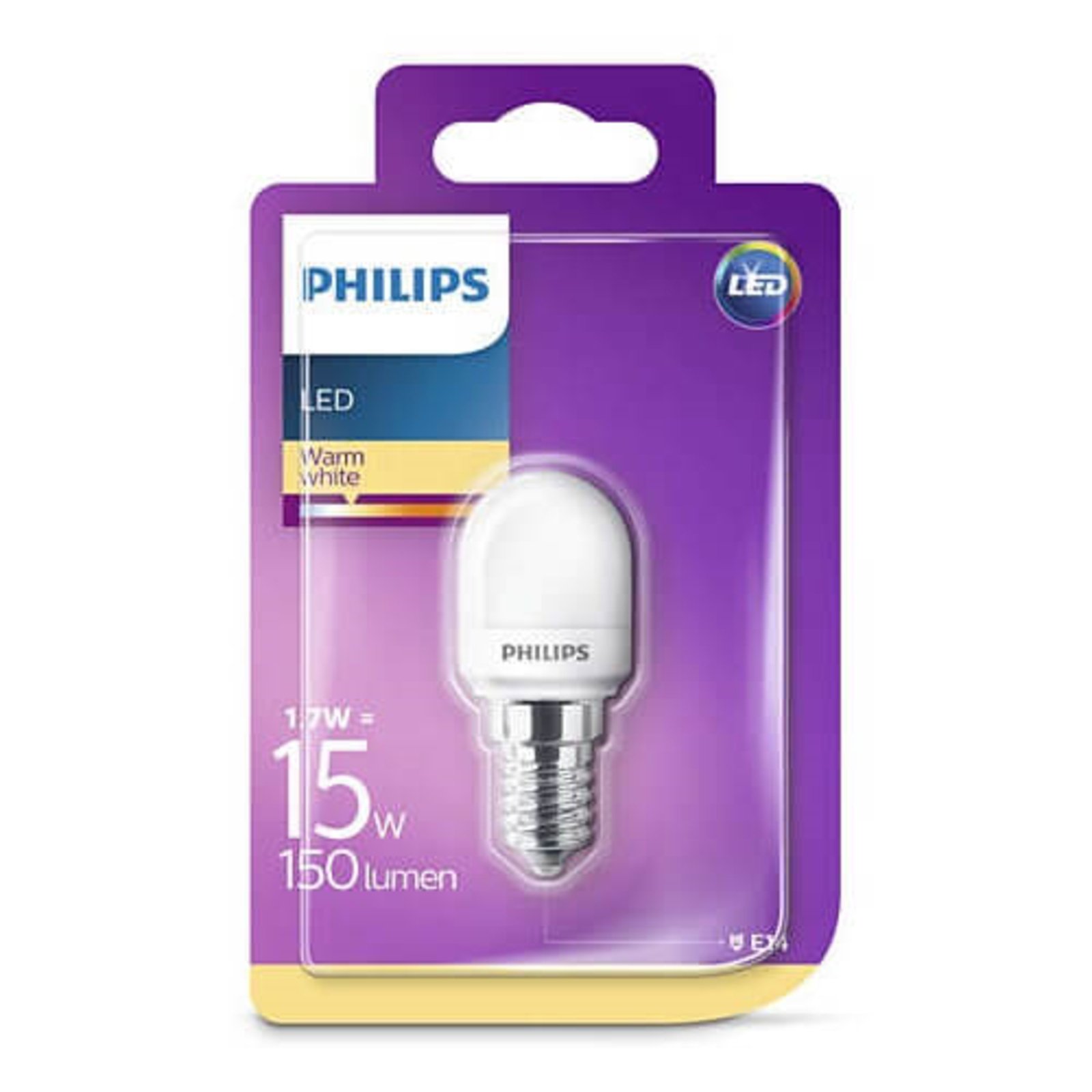 Bec LED 1,7W Plastic (150lm) f/Refrigerator E14 - Philips