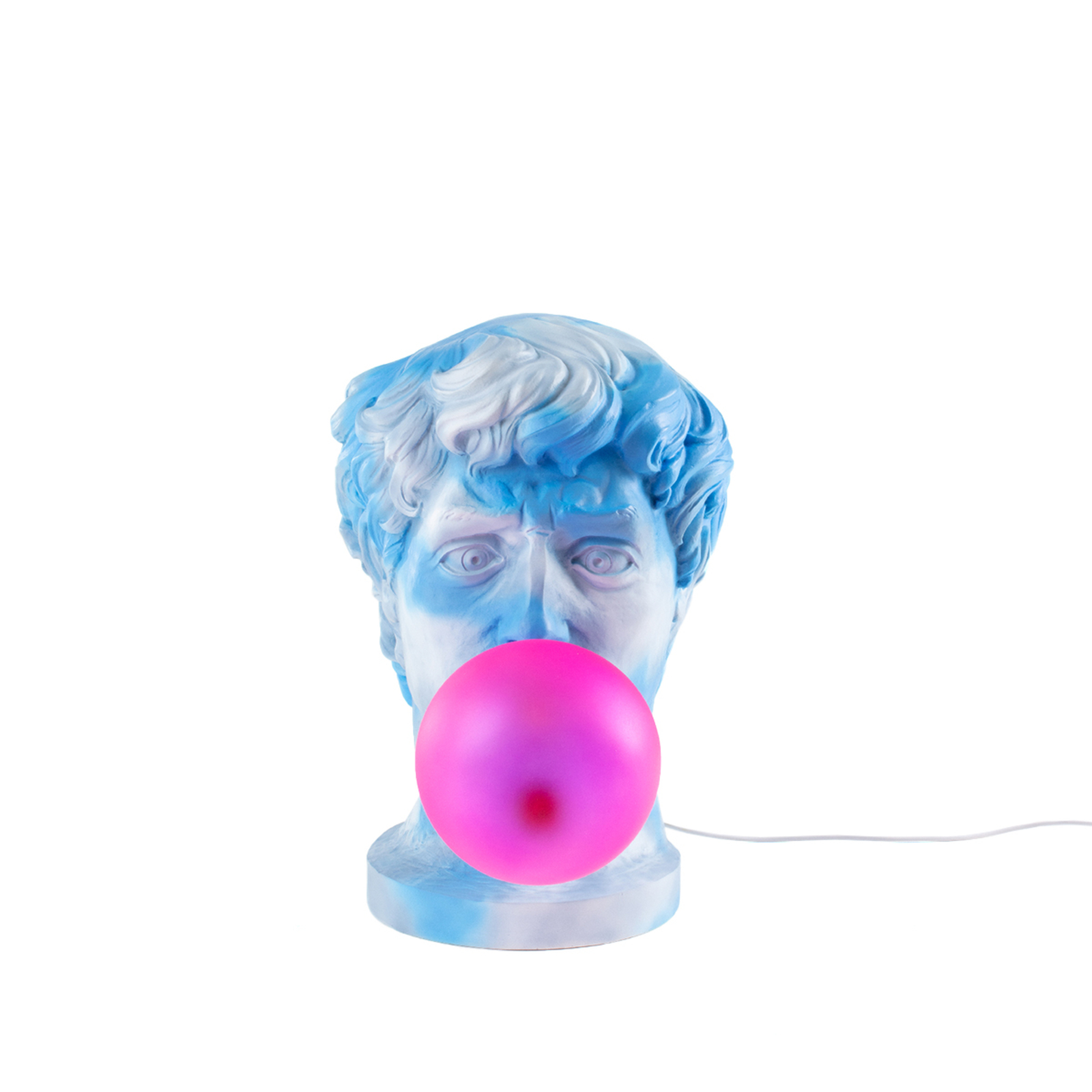 Lámpara de mesa LED Wonder Cloud, blanco/azul/rosa