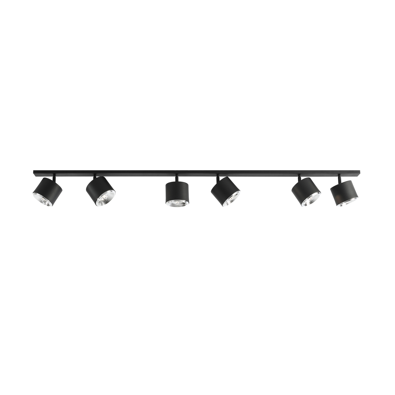 1047PL_K ceiling spotlight, 6-bulb, black