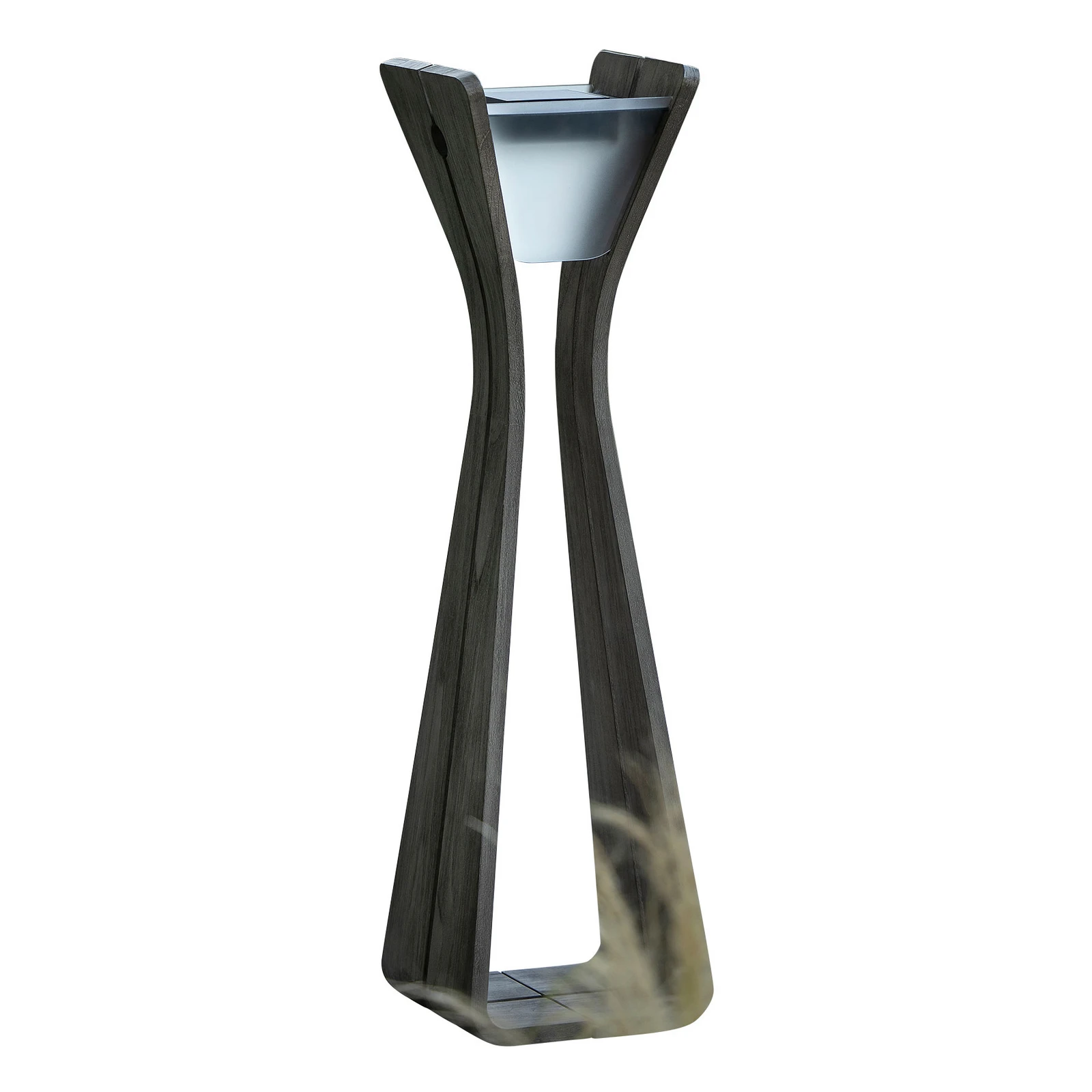 Lámpara LED solar Osmoz de Duratek, gris