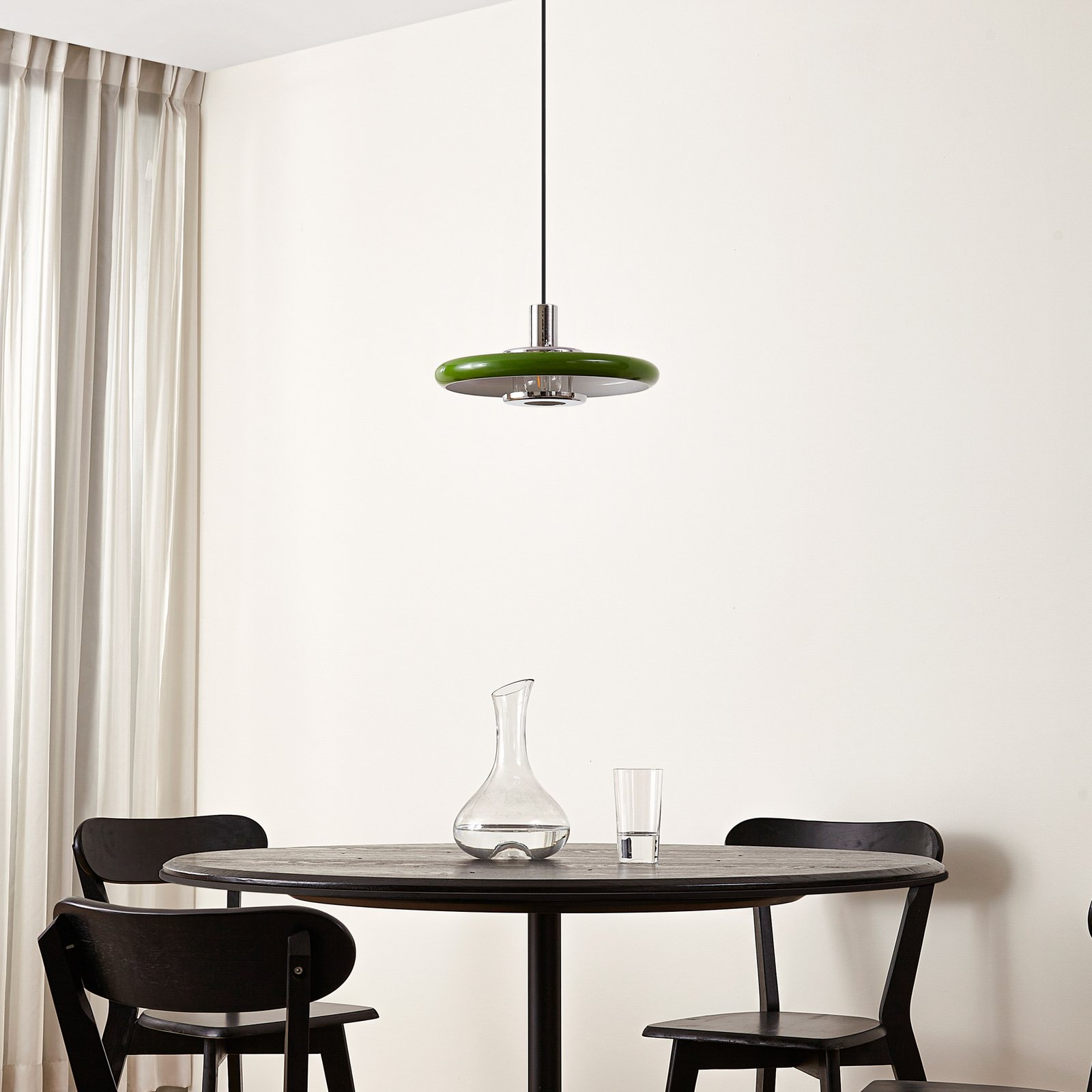 Lindby riippuvalaisin Branford, Ø 35 cm, vihreä, metalli