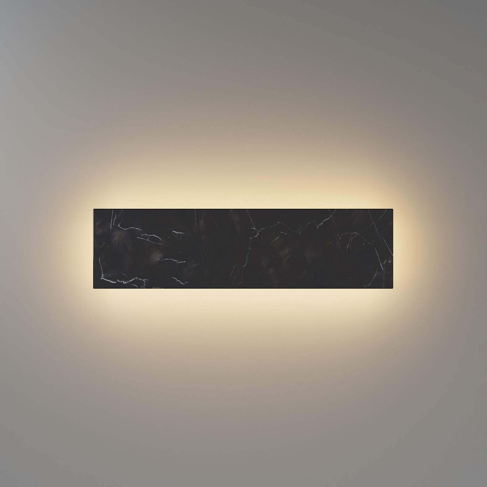 Maytoni Aplică de perete LED BASIC TEXTURE negru lățime 30 cm marmură CCT - Camera de zi / sufragerie - Modern - negru marmorat