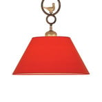 PROVENCE CHALET decorative hanging light in red