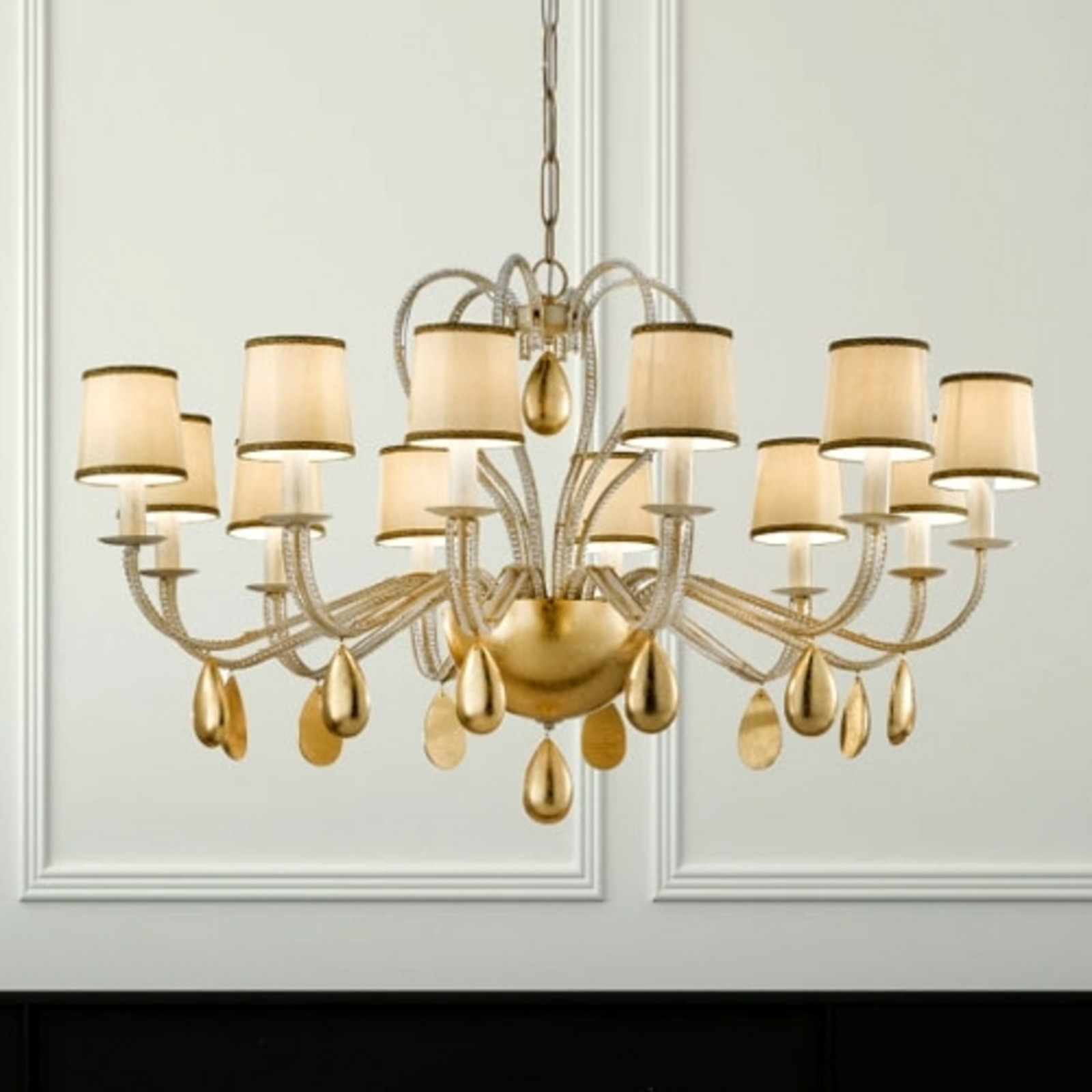 Candelabru Noblesse material Shantung 12 becuri