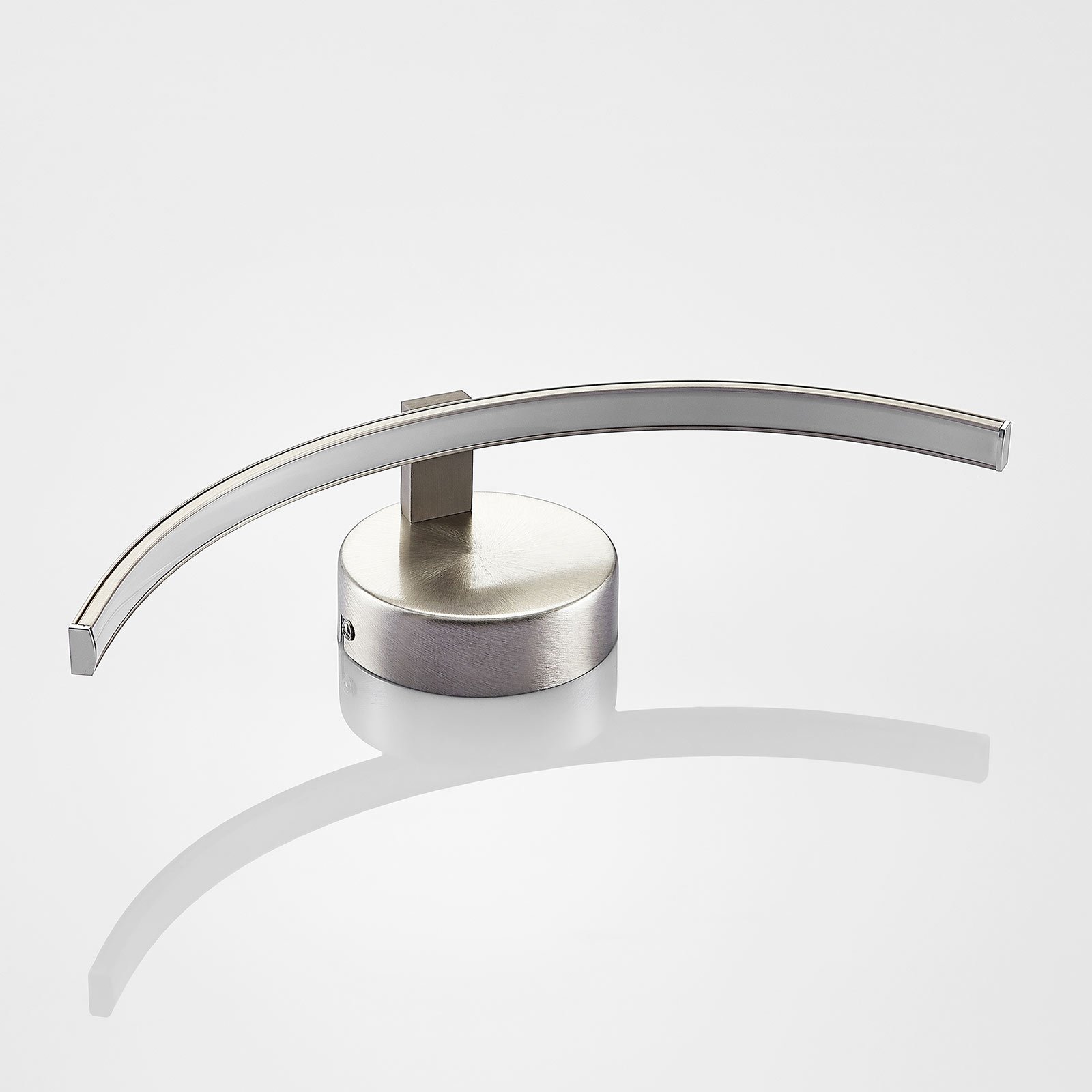 Iven Wall Lamp Nickel/White - Lindby