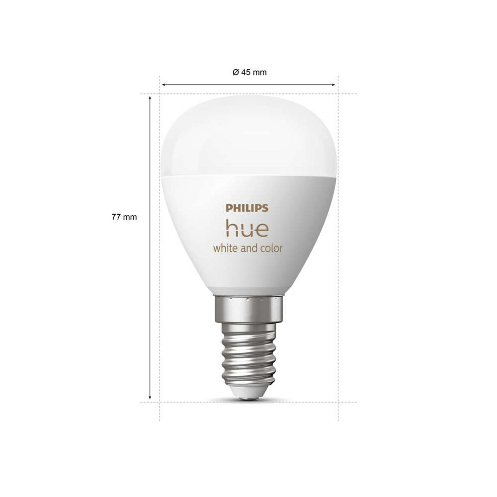 Philips Hue White&Color Amb. 5,1W Luster Crown 2 pack. E14 - Philips Hue