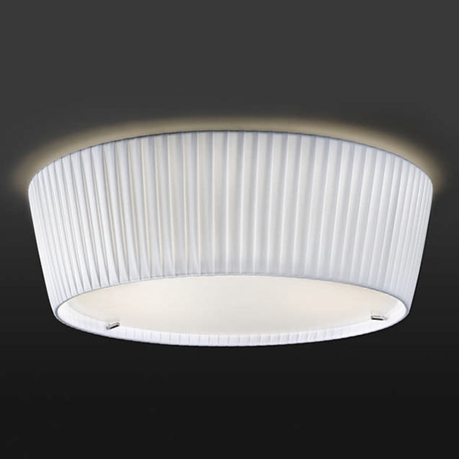 Bover Plafonet 43 - Plafondlamp van stof, Ø 43 cm