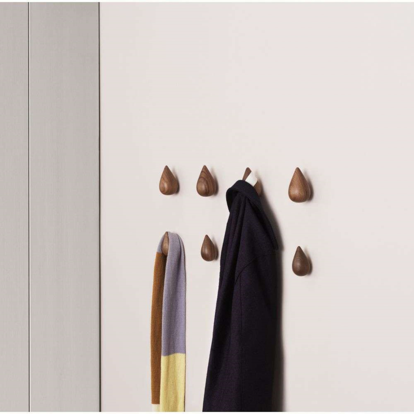 Dropit Hooks Small 2 pcs. Black - Normann Copenhagen