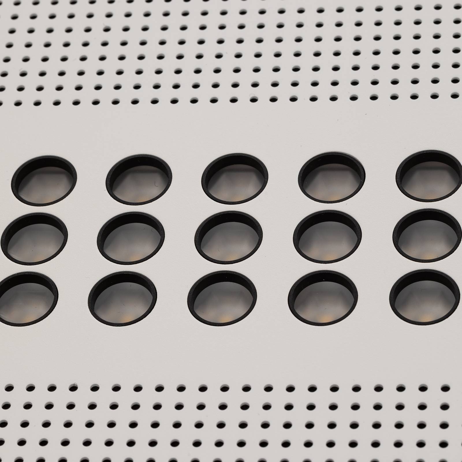 Indbygningspanel Optico 61,7×61,7 cm hvid DALI 840 62W
