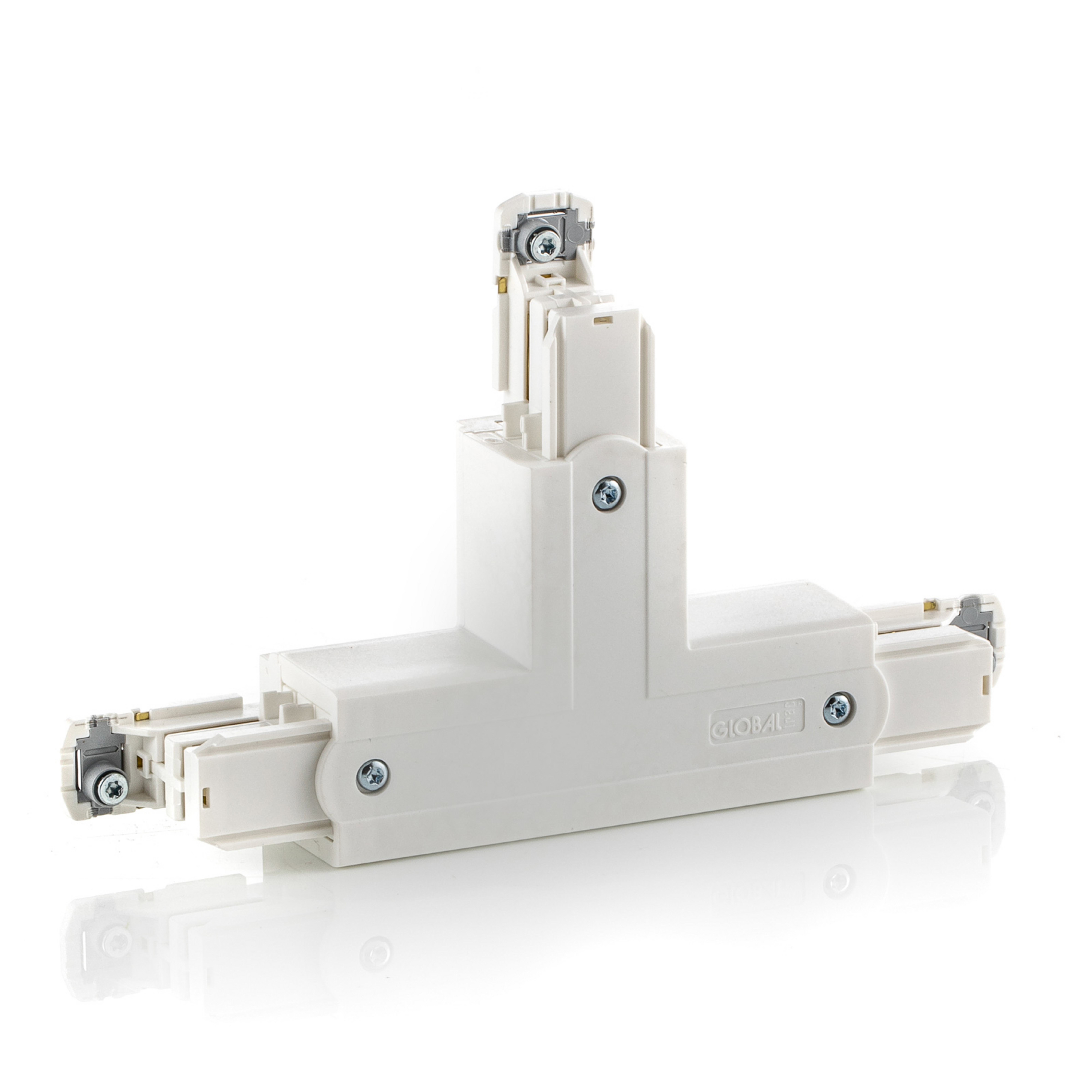 T-Verbinder Noa Schutzleiter innen rechts, weiß