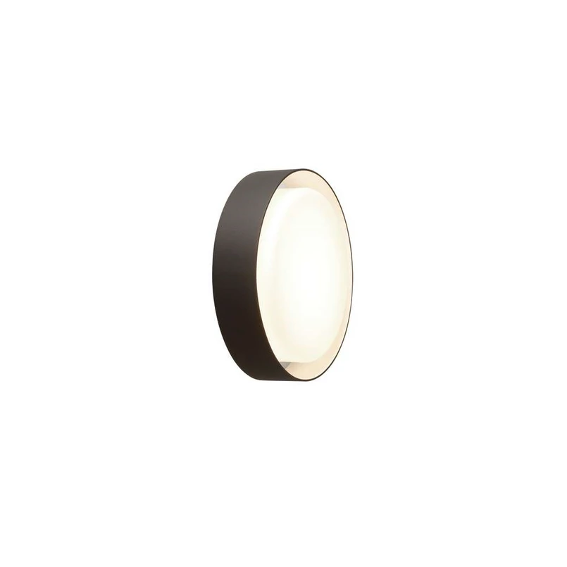 MARSET – Plaff-On Wandleuchte/Deckenleuchte, IP54, schwarz