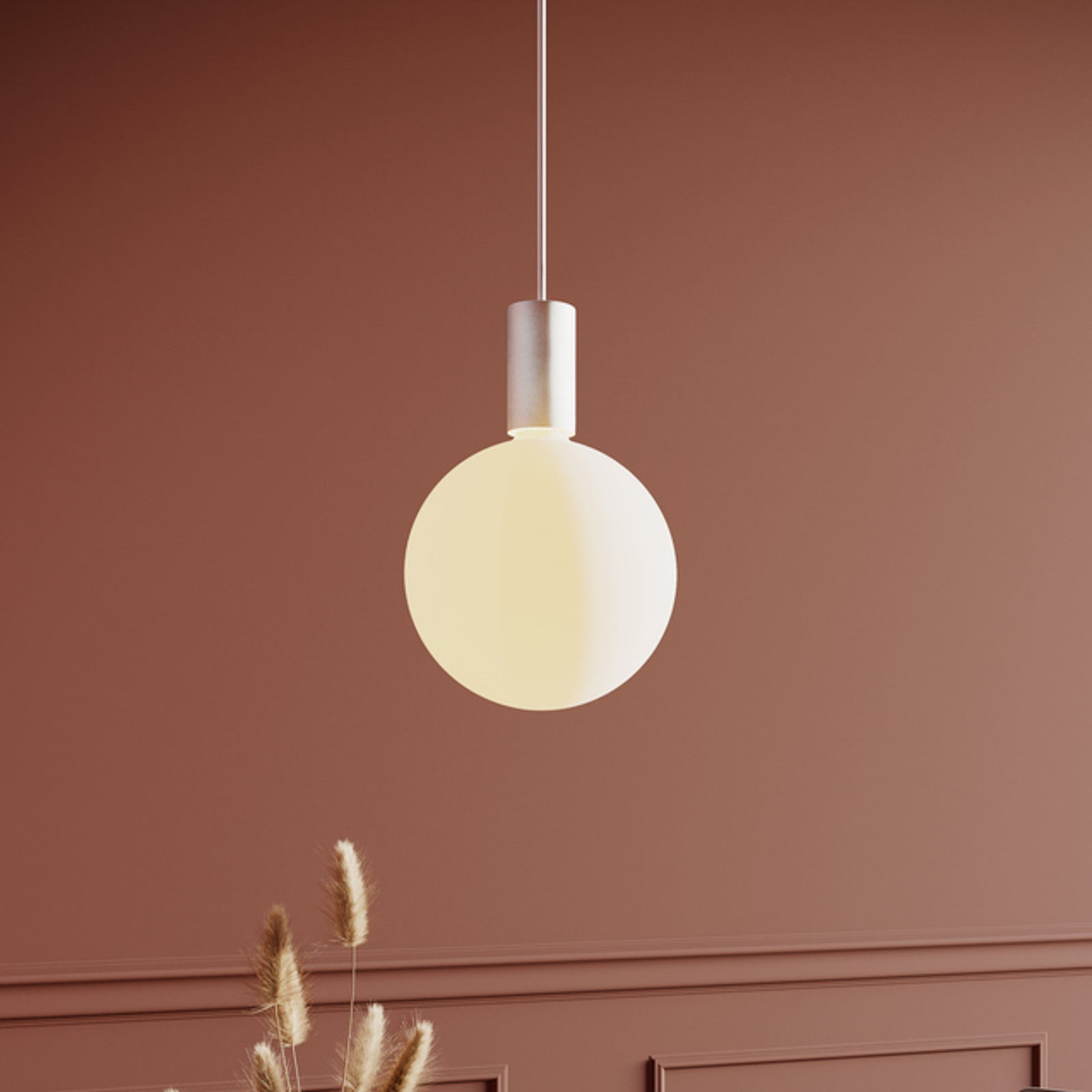Alumina Single Taklampa w/1 Sphere V - Tala