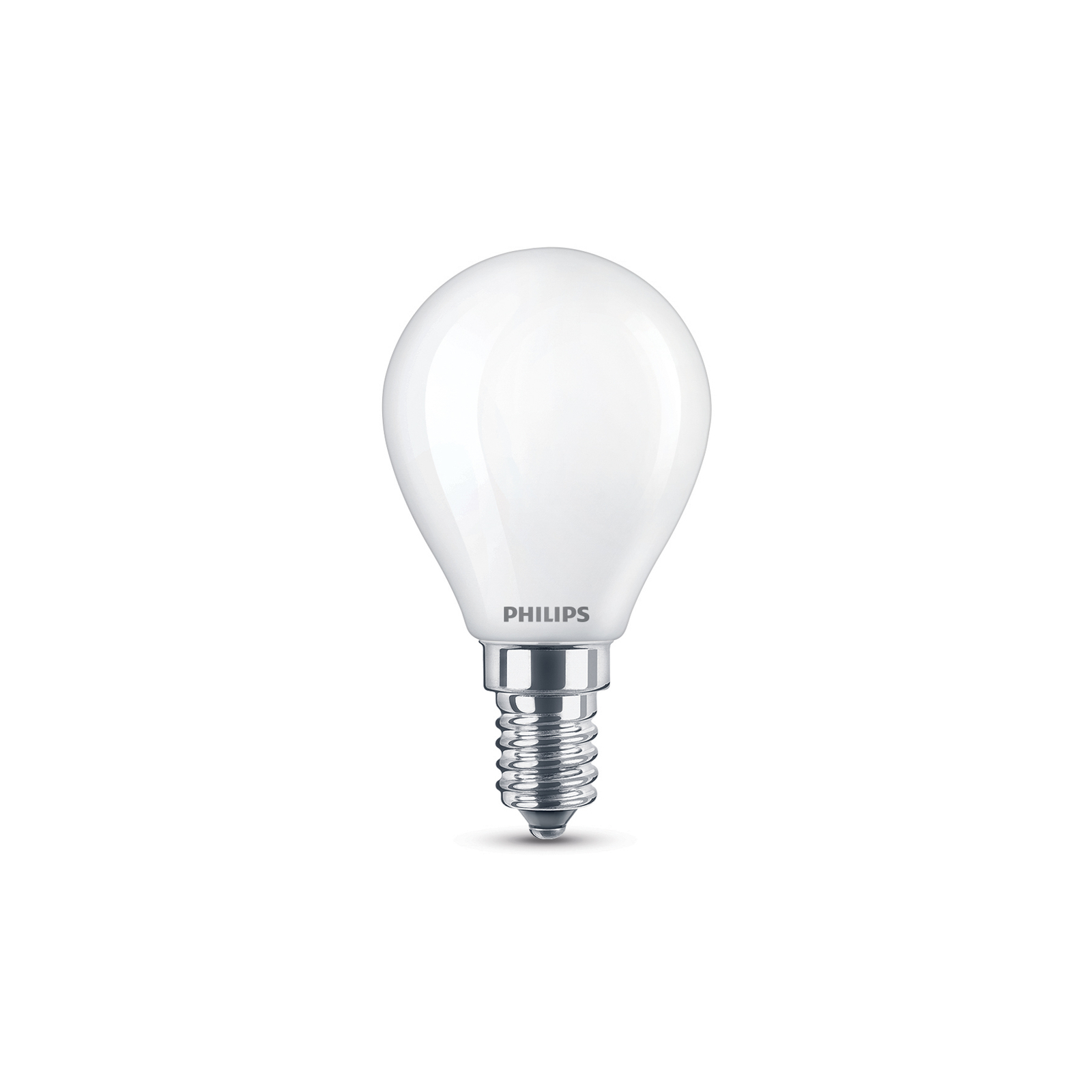 Philips ampoule goutte LED E14 4,3W 2700K opale x2