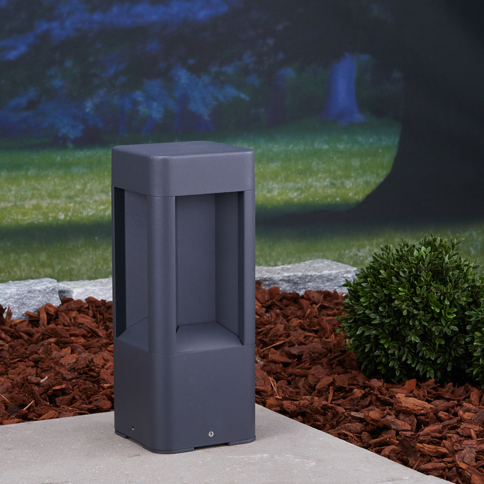 Annika Candeeiro de Jardim Exterior H30 Anthracite - Lucande