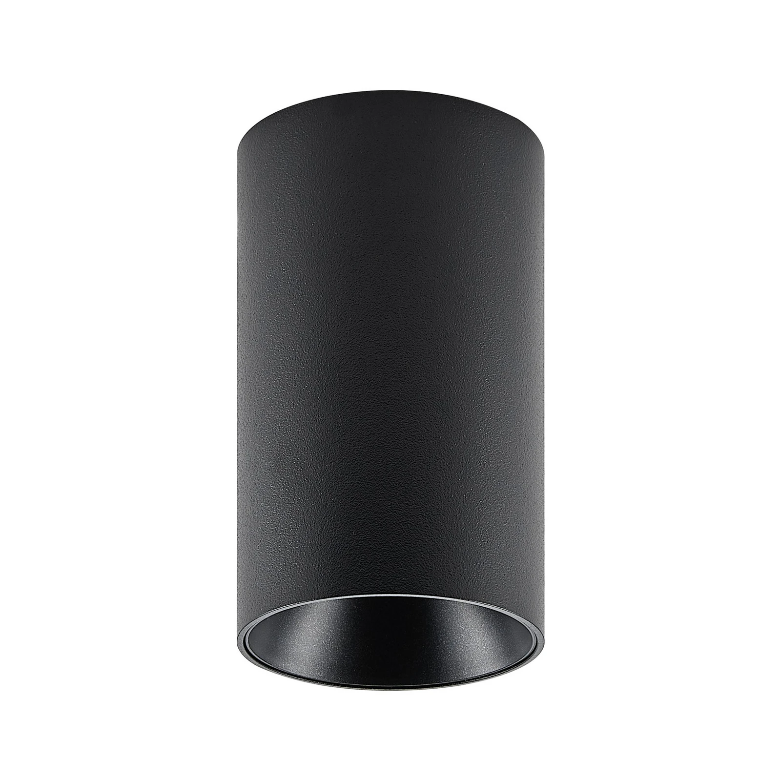 Downlight CAN, noir, IP20, Ø 6 cm, métal, GU10
