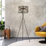 Schöner Wohnen Cage floor lamp, cage, tripod