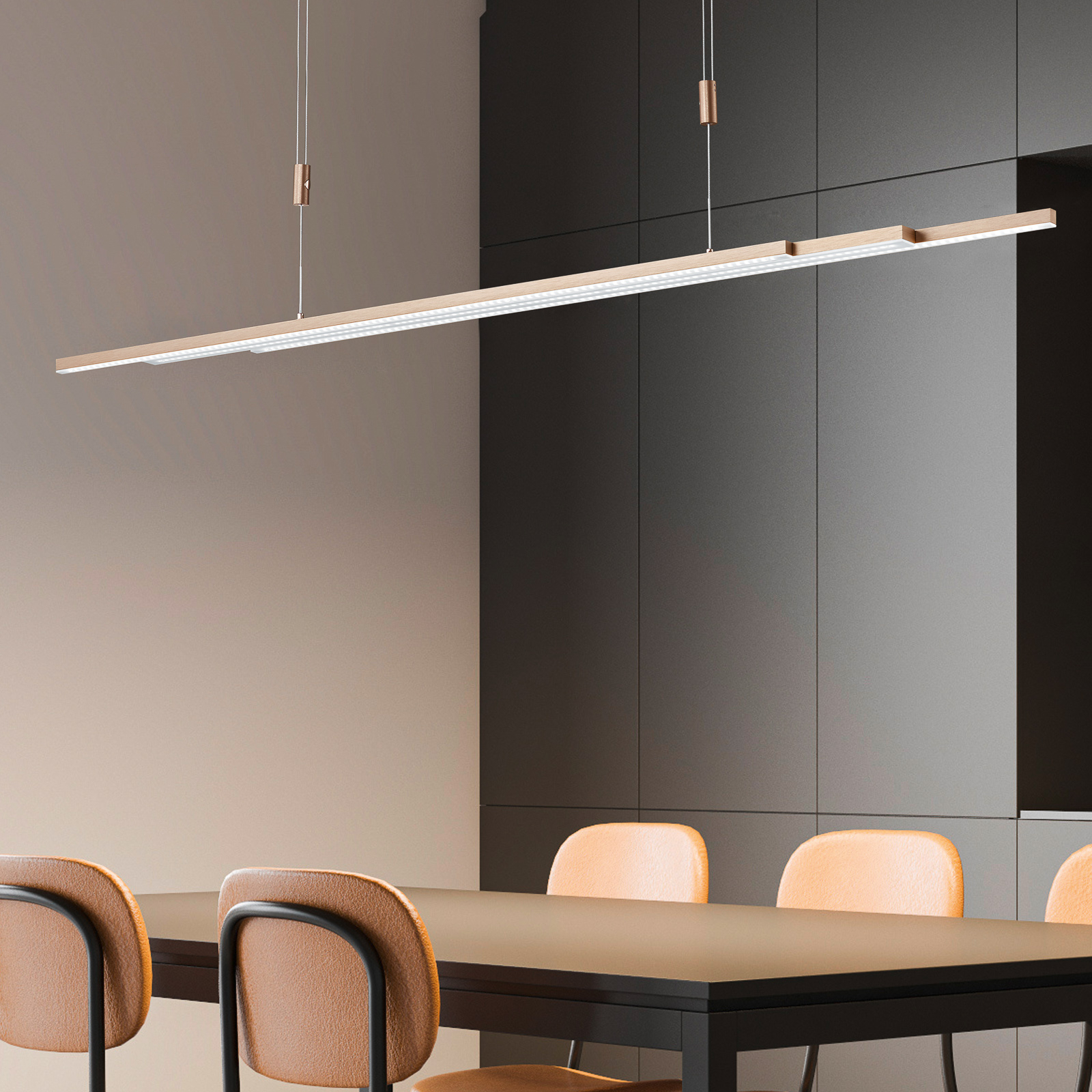 BANKAMP L-lightLINE LED pendant light ZigBee Down