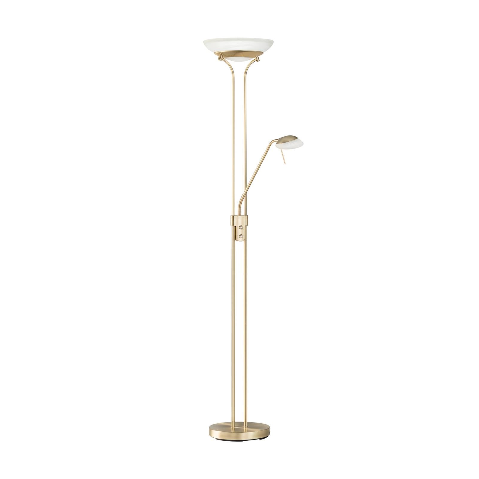 LED-Stehleuchte Pool, messingfarben, Höhe 182 cm, 2-flg.