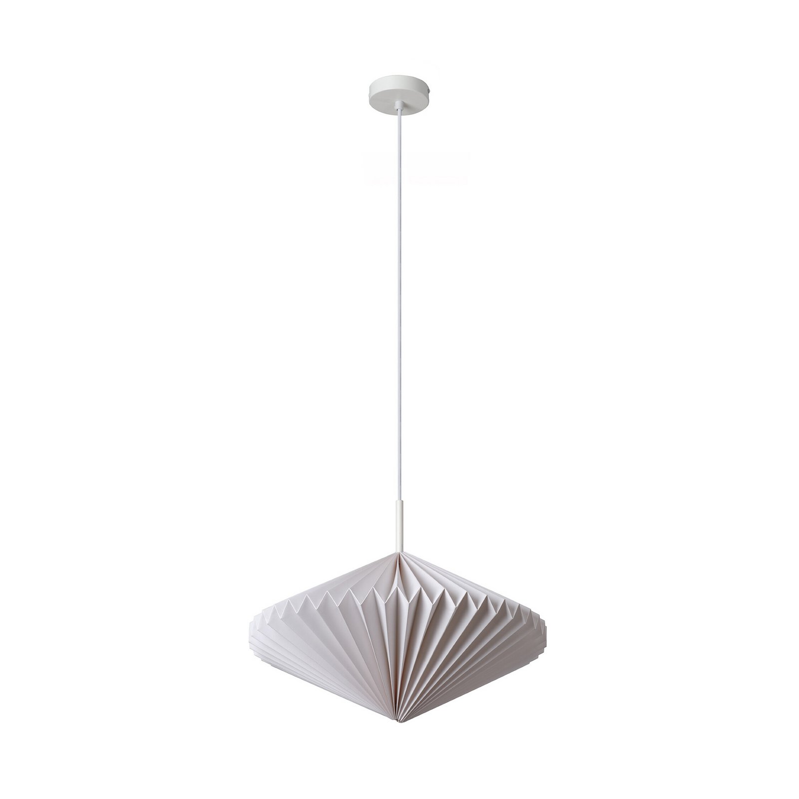Lampada a sospensione OSRAM Decor Paper Diamond, bianca, carta, E27