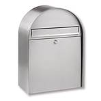 Nordic stainless steel letter box with curved form