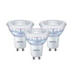 3-pack Izzó LED Dimmable 3,8W GU10 - Philips