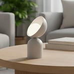 Настолна лампа Boto LN1, сива, стомана/стъкло, височина 31 cm, G9