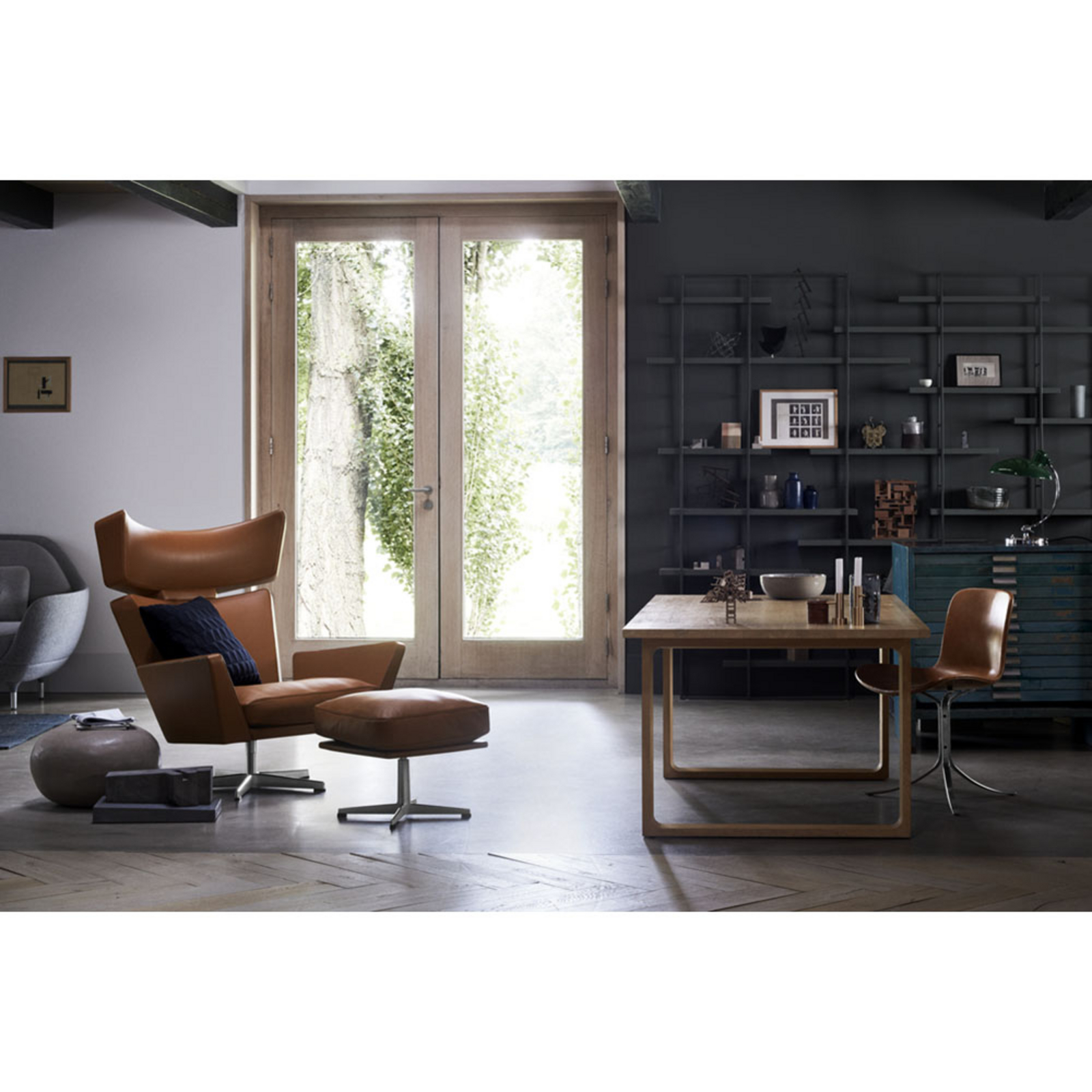 KAISER idell™ 6631-T Lámpara de Sobremesa Negro - Fritz Hansen