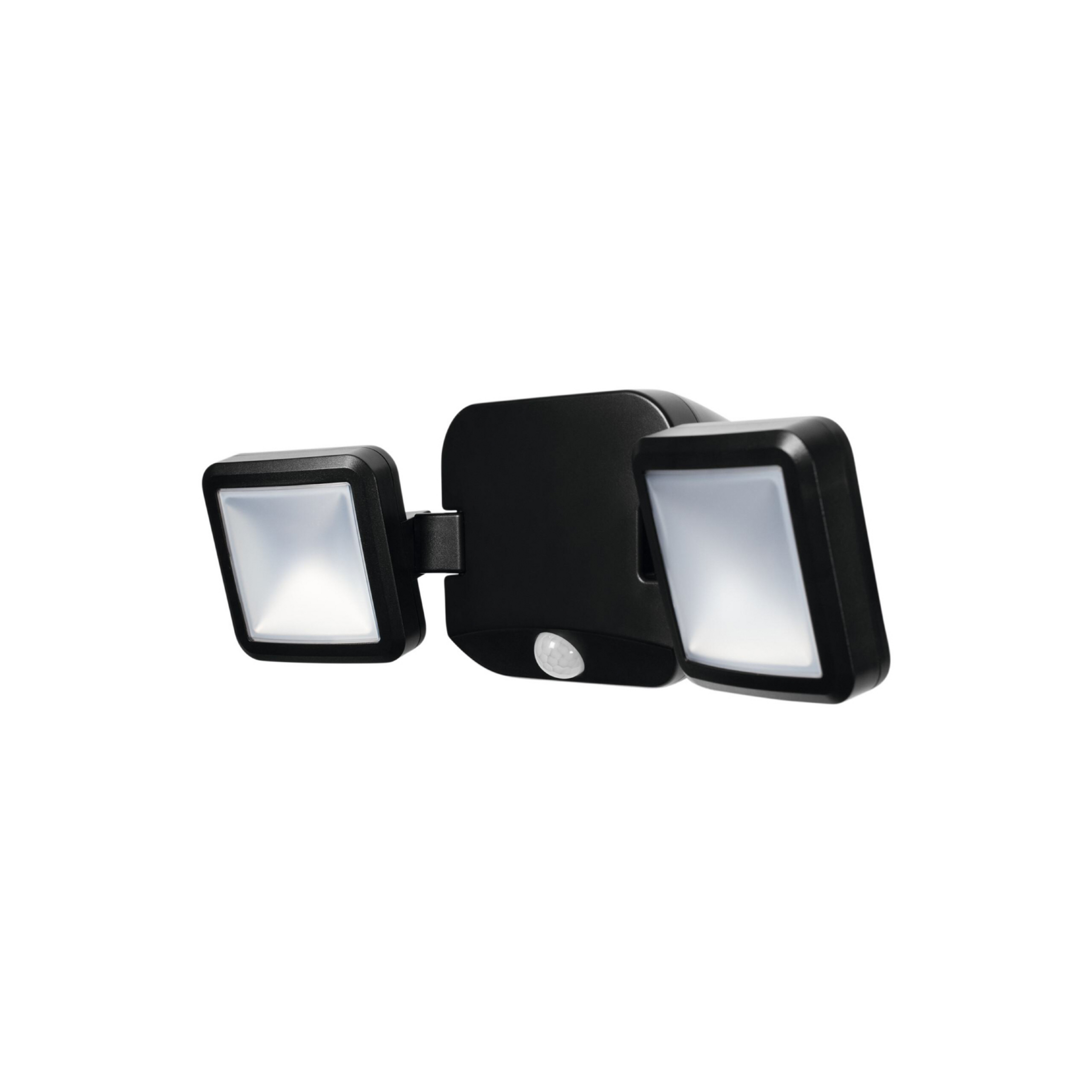 OSRAM LED-buitenwandspot DOUBLE, zwart 2-lamps, batterij