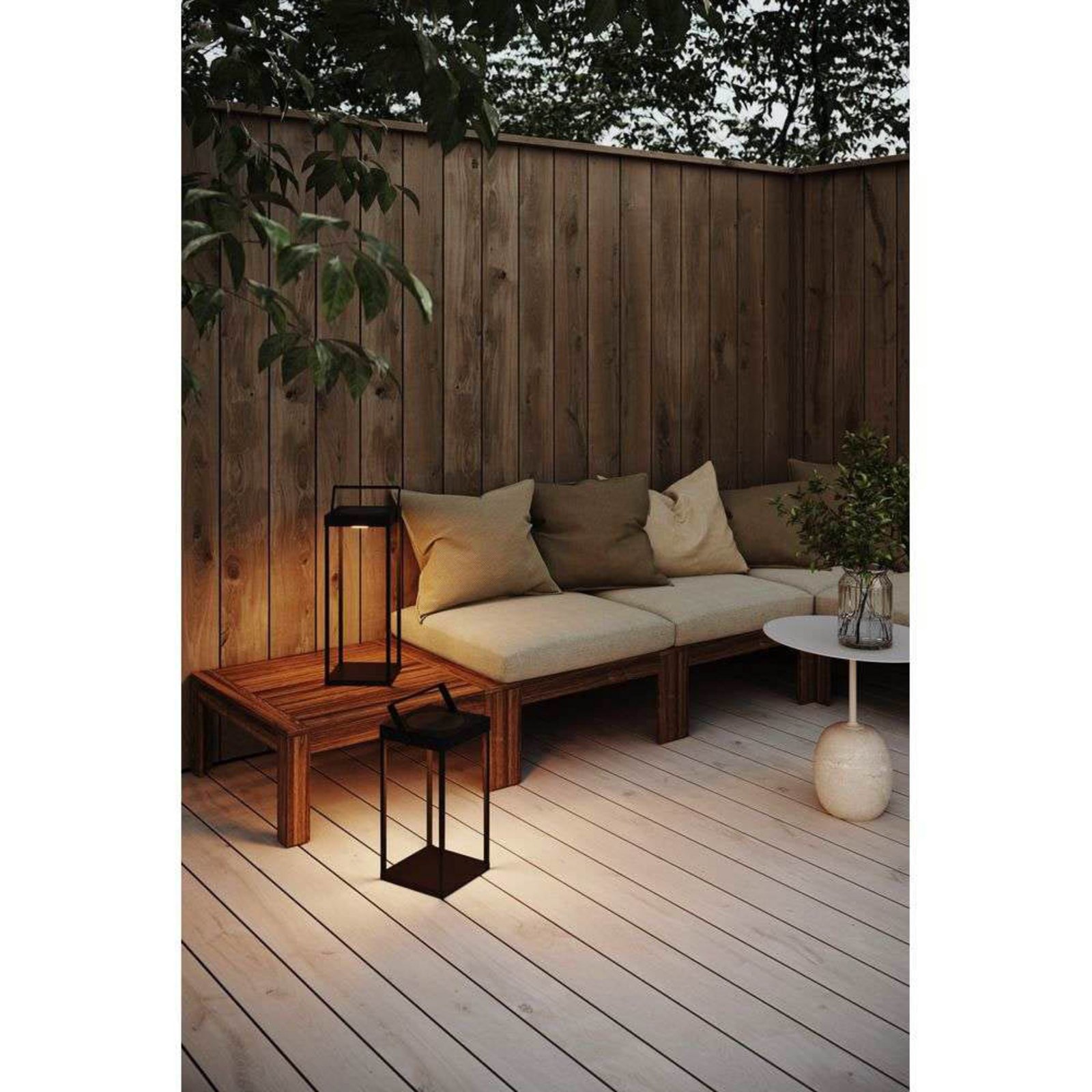 Pure Solar Udendørs Lantern H42 Black - Markslöjd