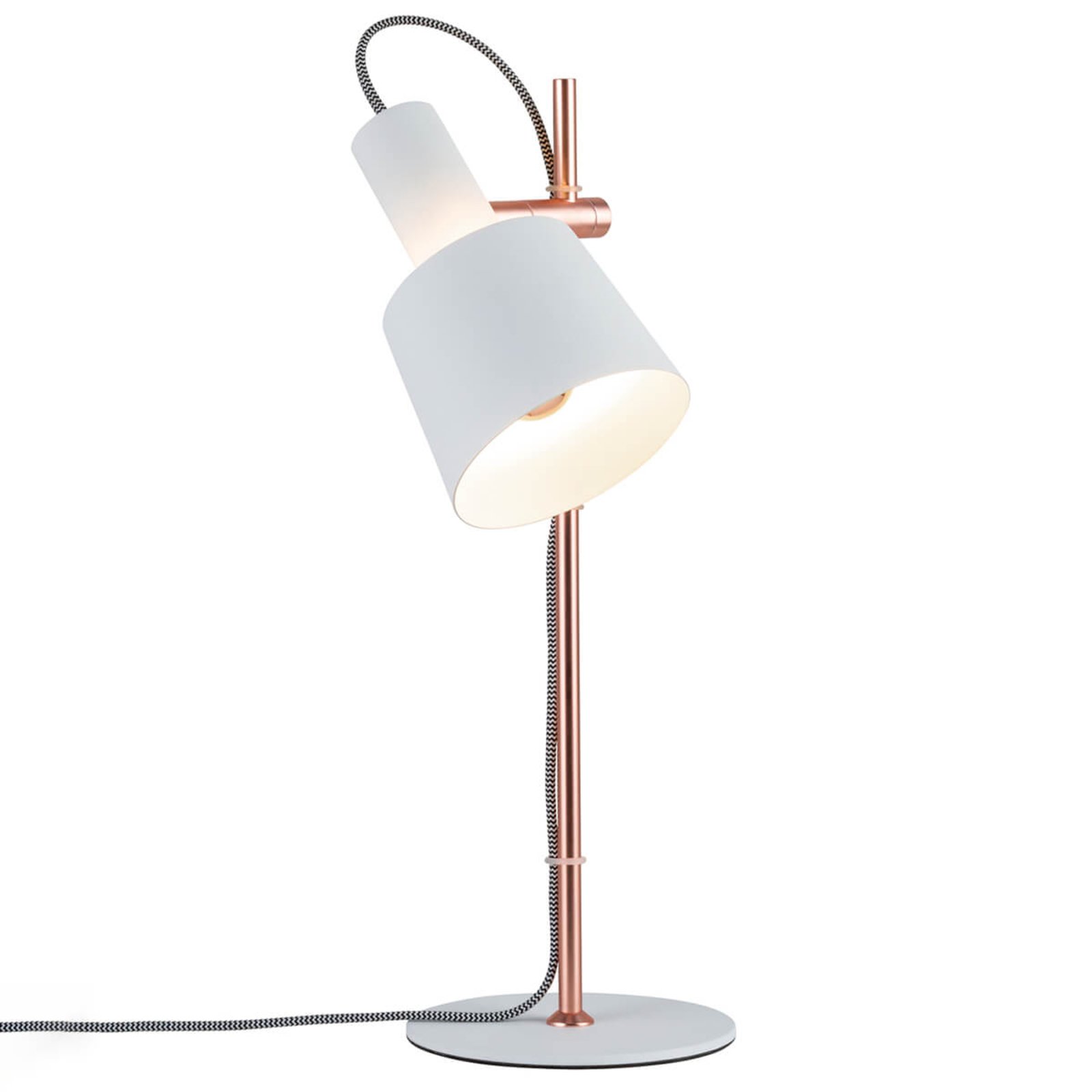 Paulmann Haldar lampă de masă pe alb